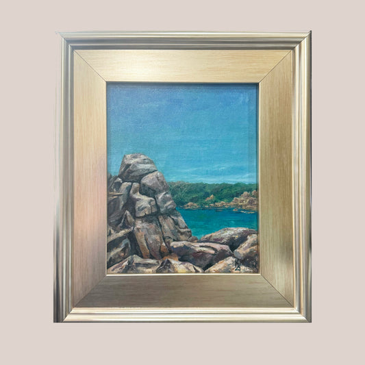 Cleopatras Needle heights, framed