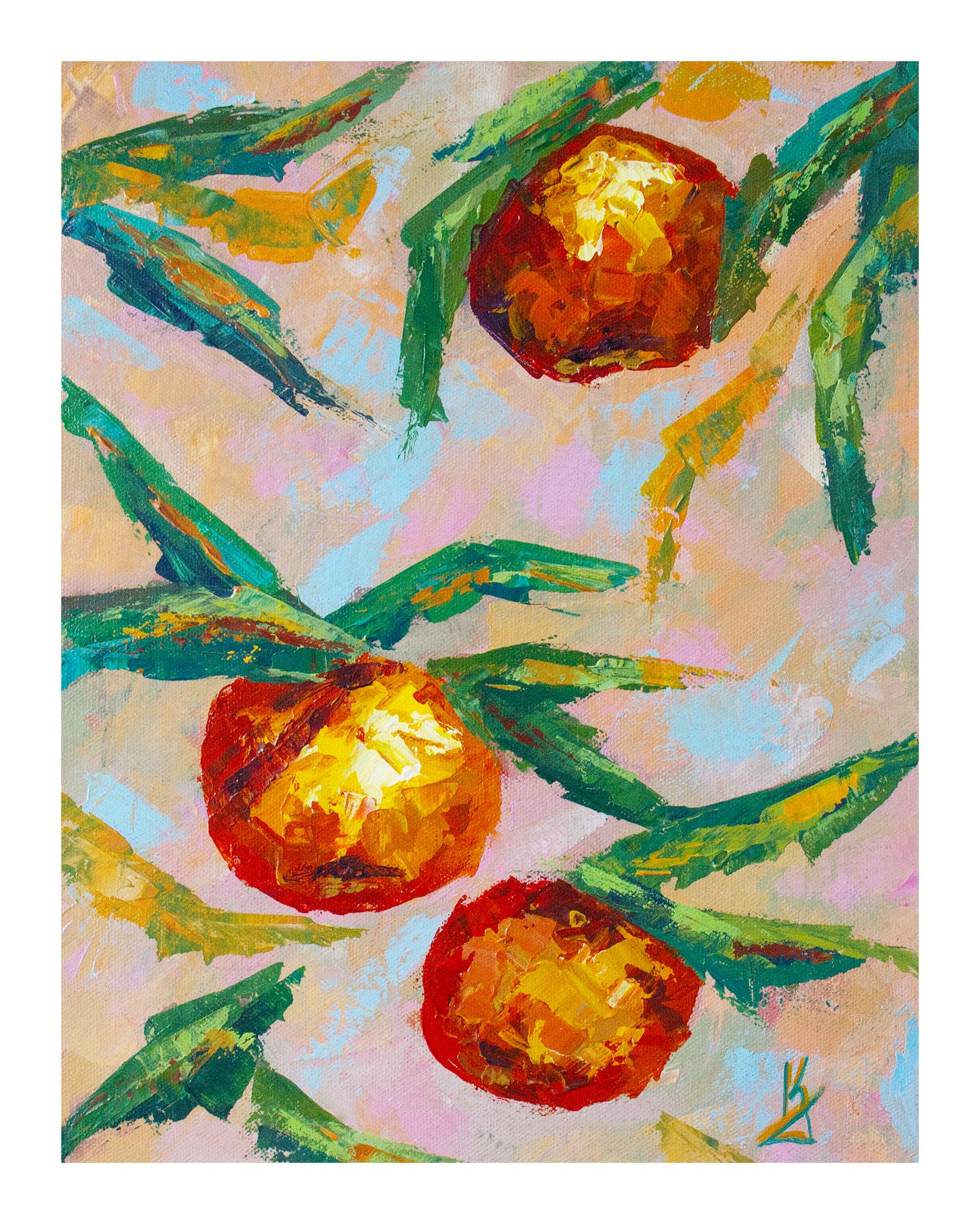 Orange Sky. Print