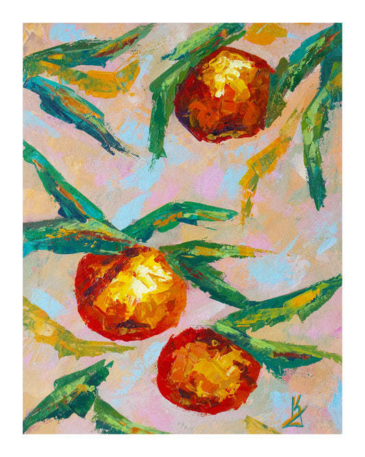 Orange Sky. Print