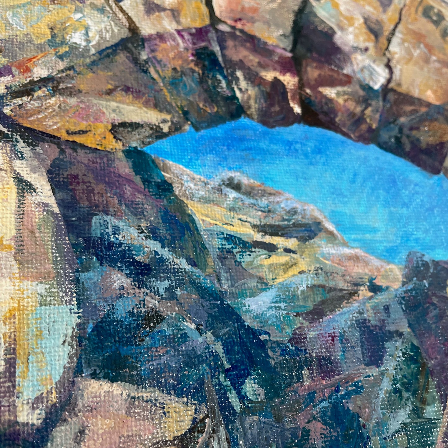 Pothole arch, framed