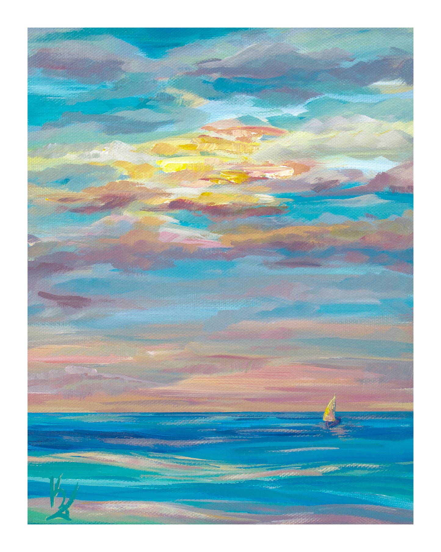 Serene Spectrum. Print