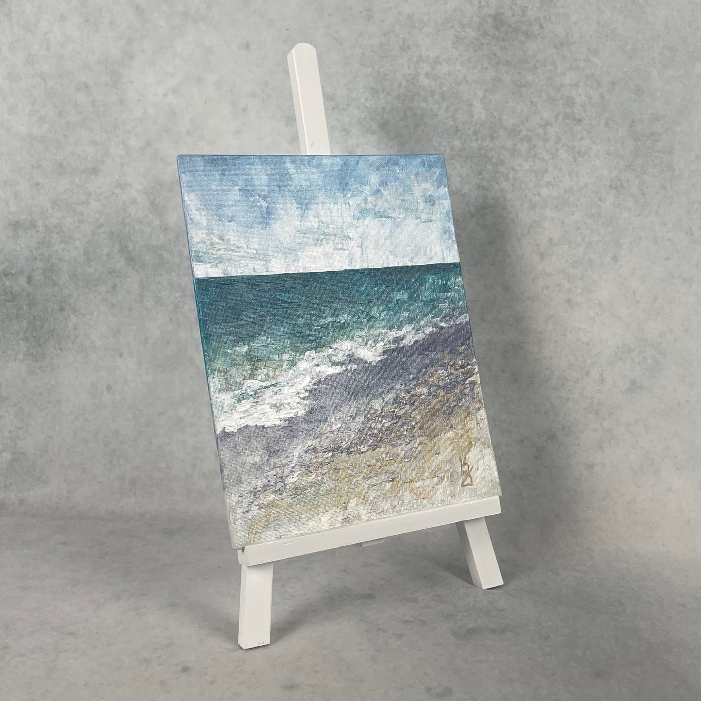 Tiny purple pebbles. Print