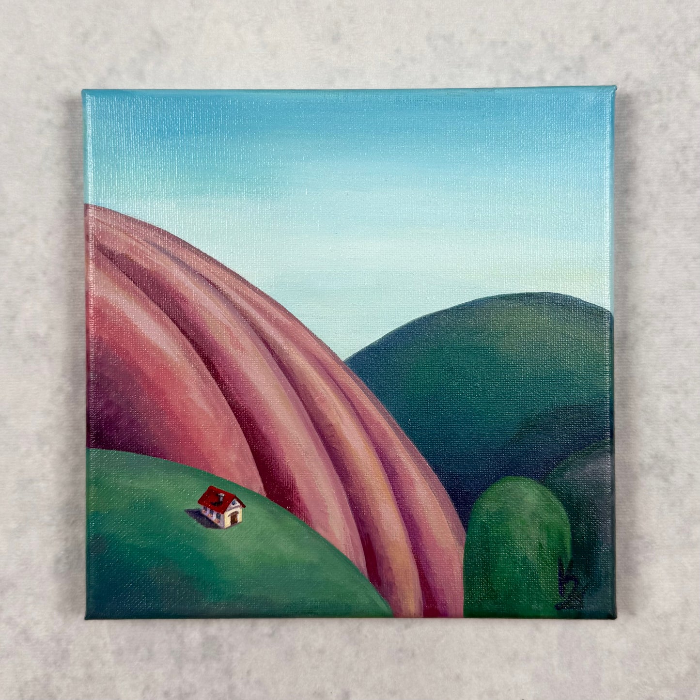 Cozy hills. Set of Prints
