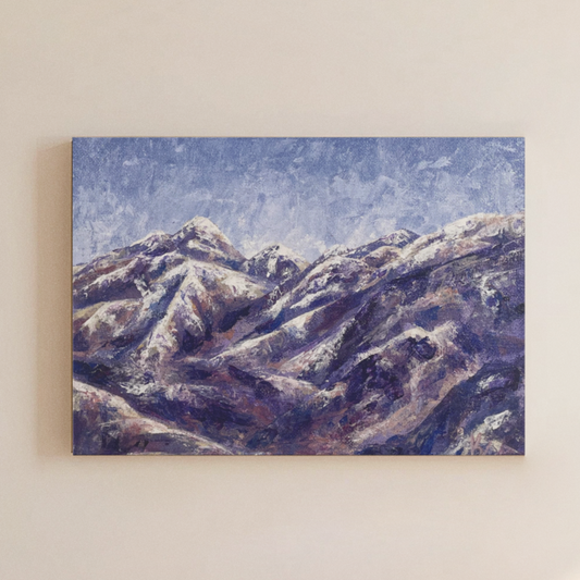 Purple mountains