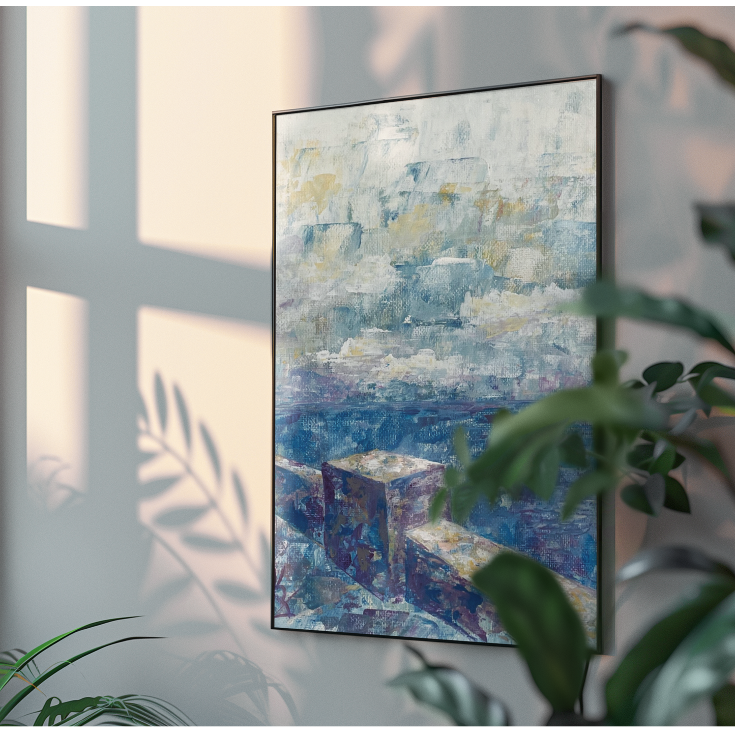 Stone promenade. Print