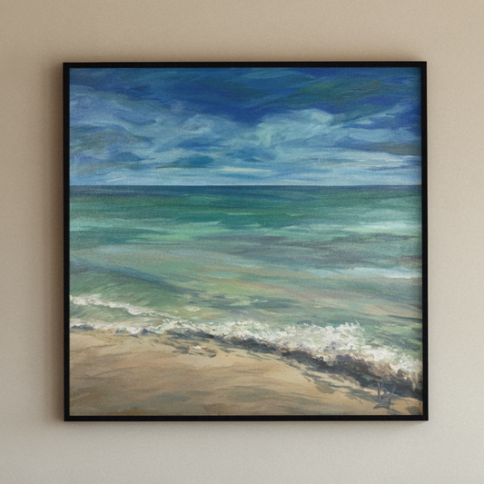 Silky sand. Print