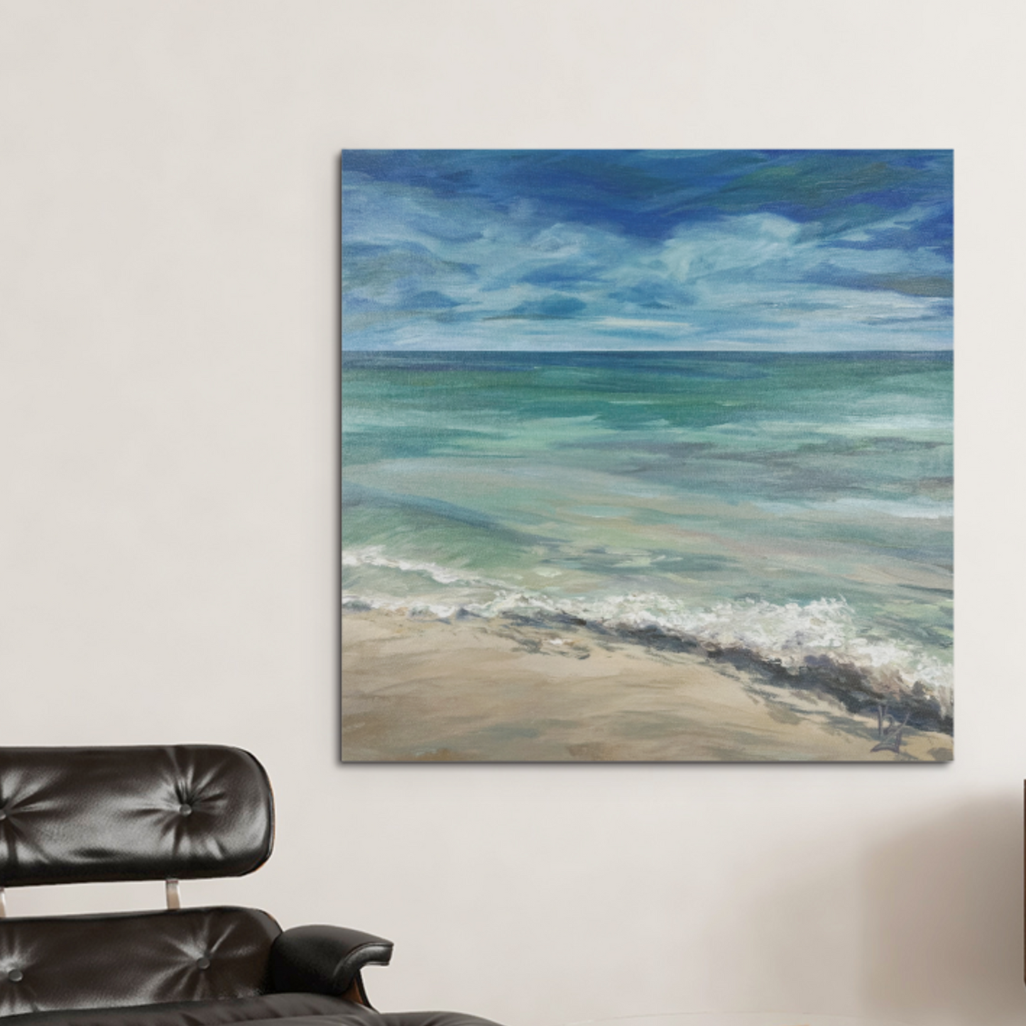 Silky sand. Print