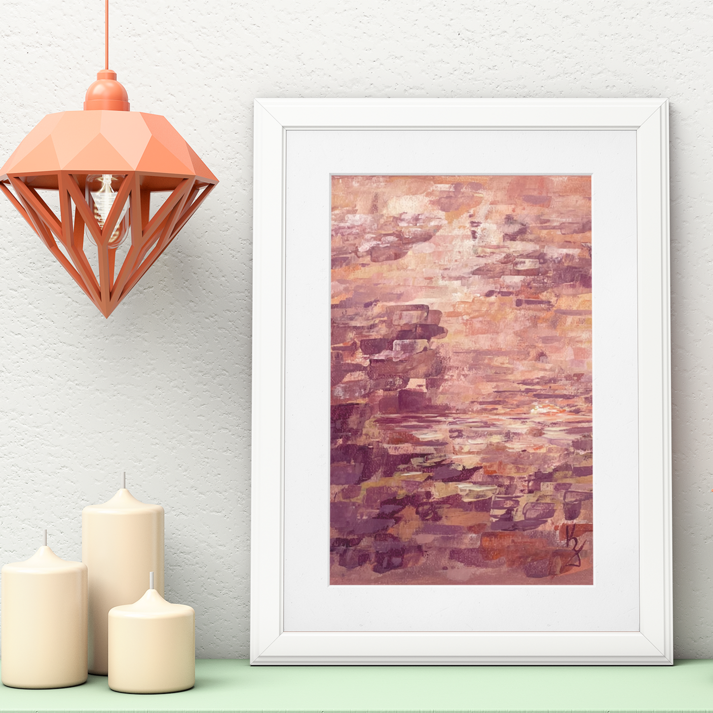 Velvet sunset. Print