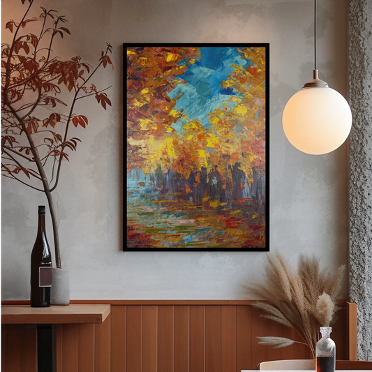 Autumn warmth. Print