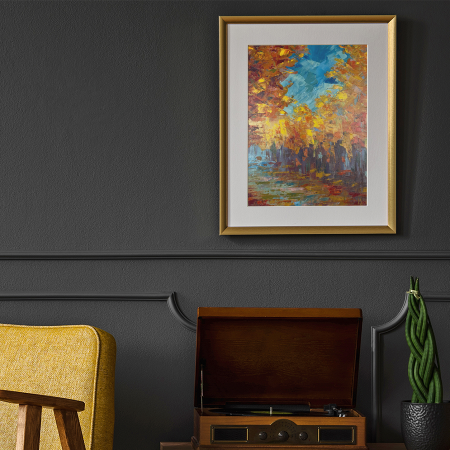 Autumn warmth. Print