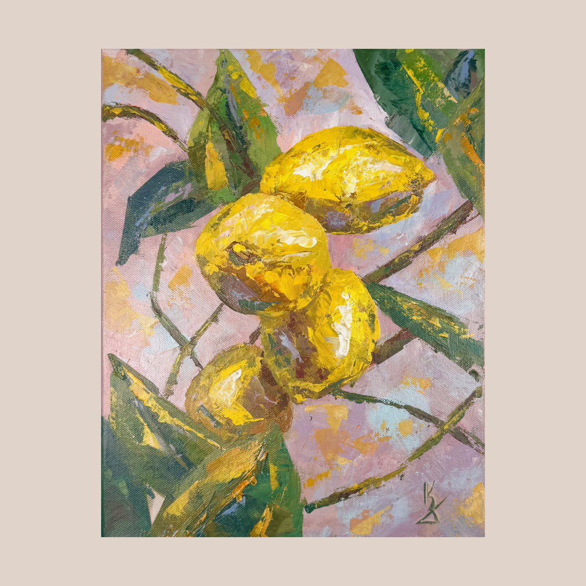 Lemon sky. Print