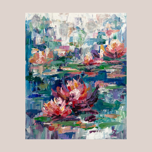 My painted garden. Pond
