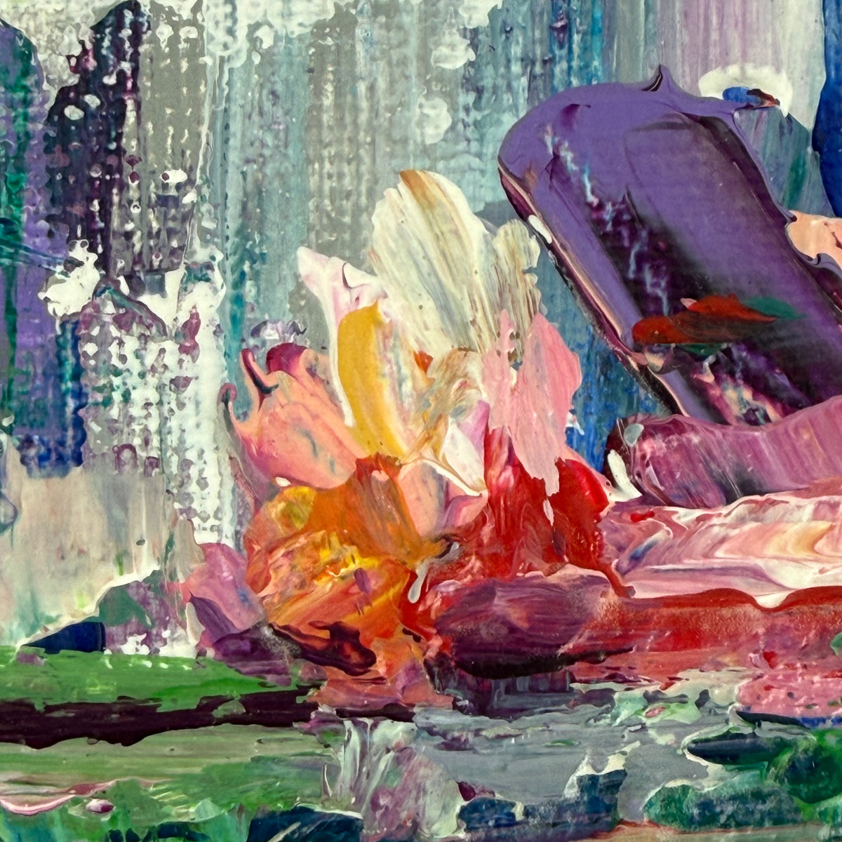 My painted garden. Pond