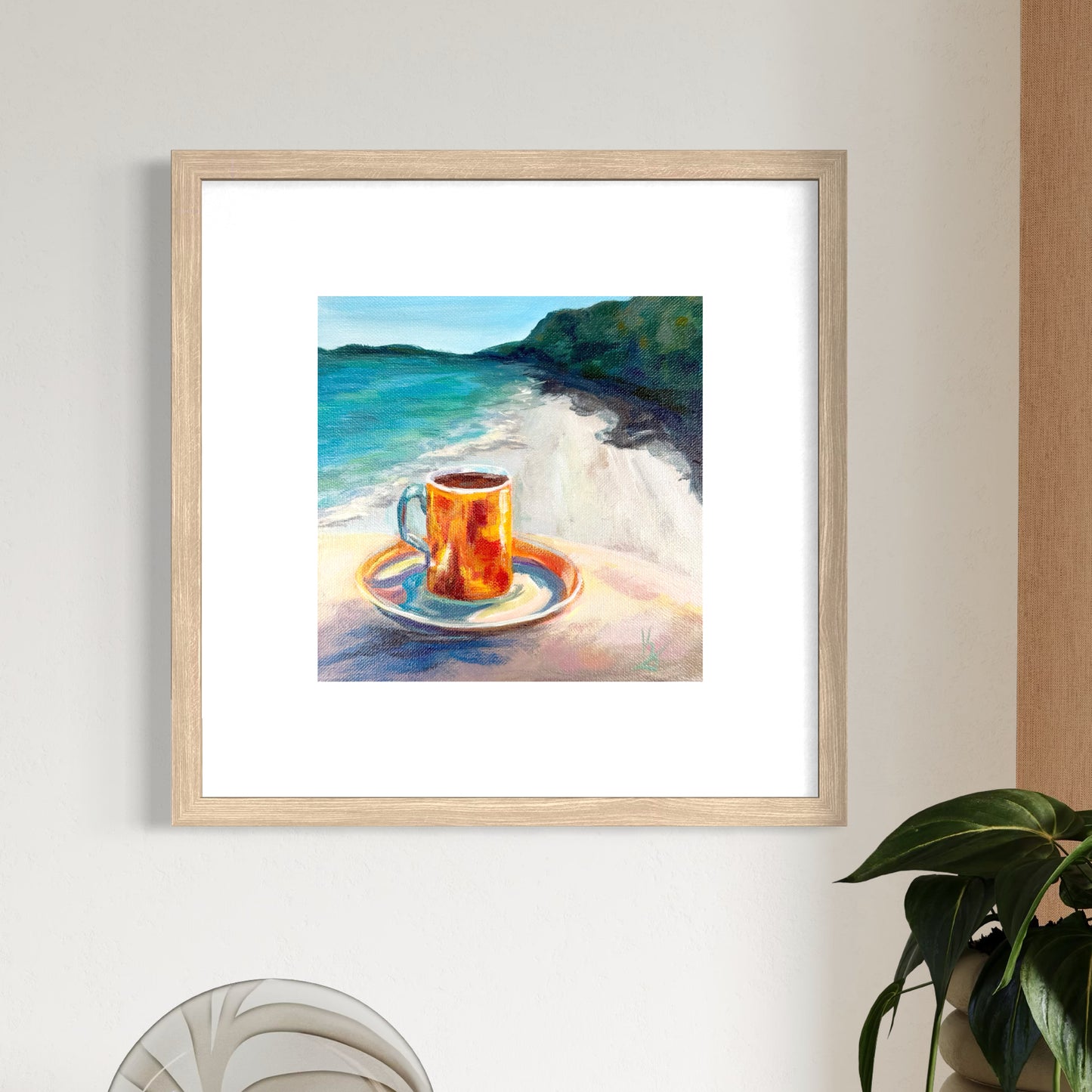 Coffee Breeze. Orange. Print