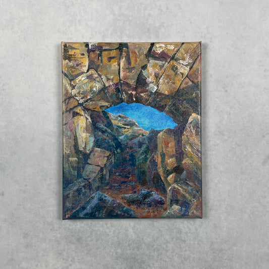 Pothole arch... Original acrylic landscape painting on canvas