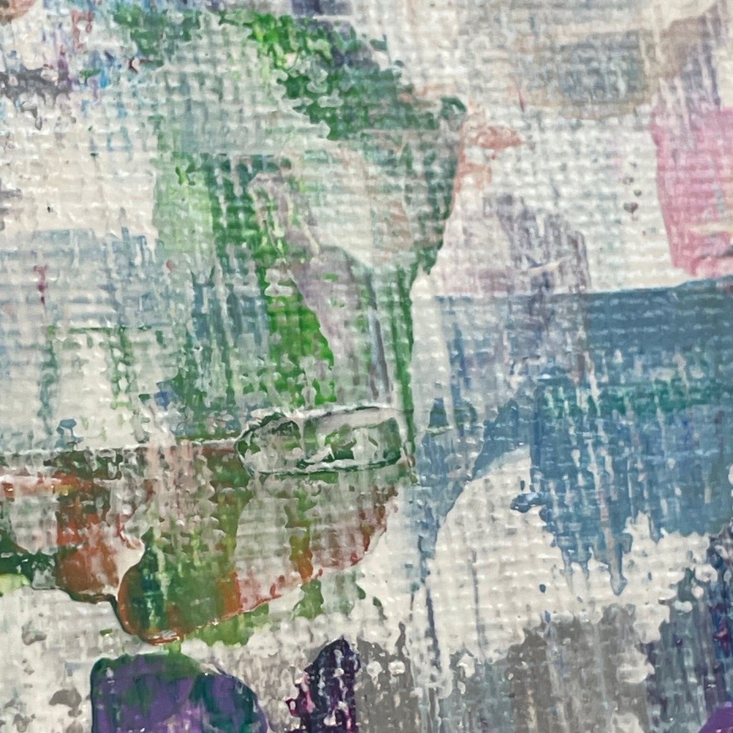 My painted garden. Pond. Print