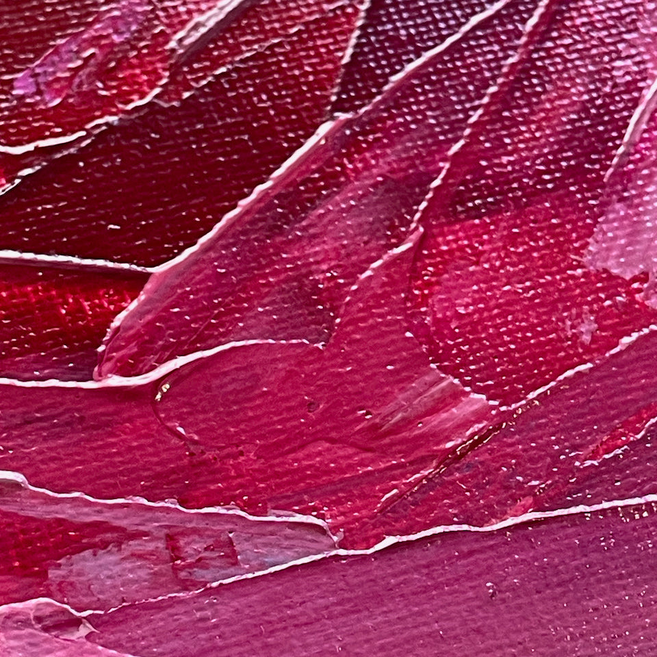 Deep feelings. Rose. Print