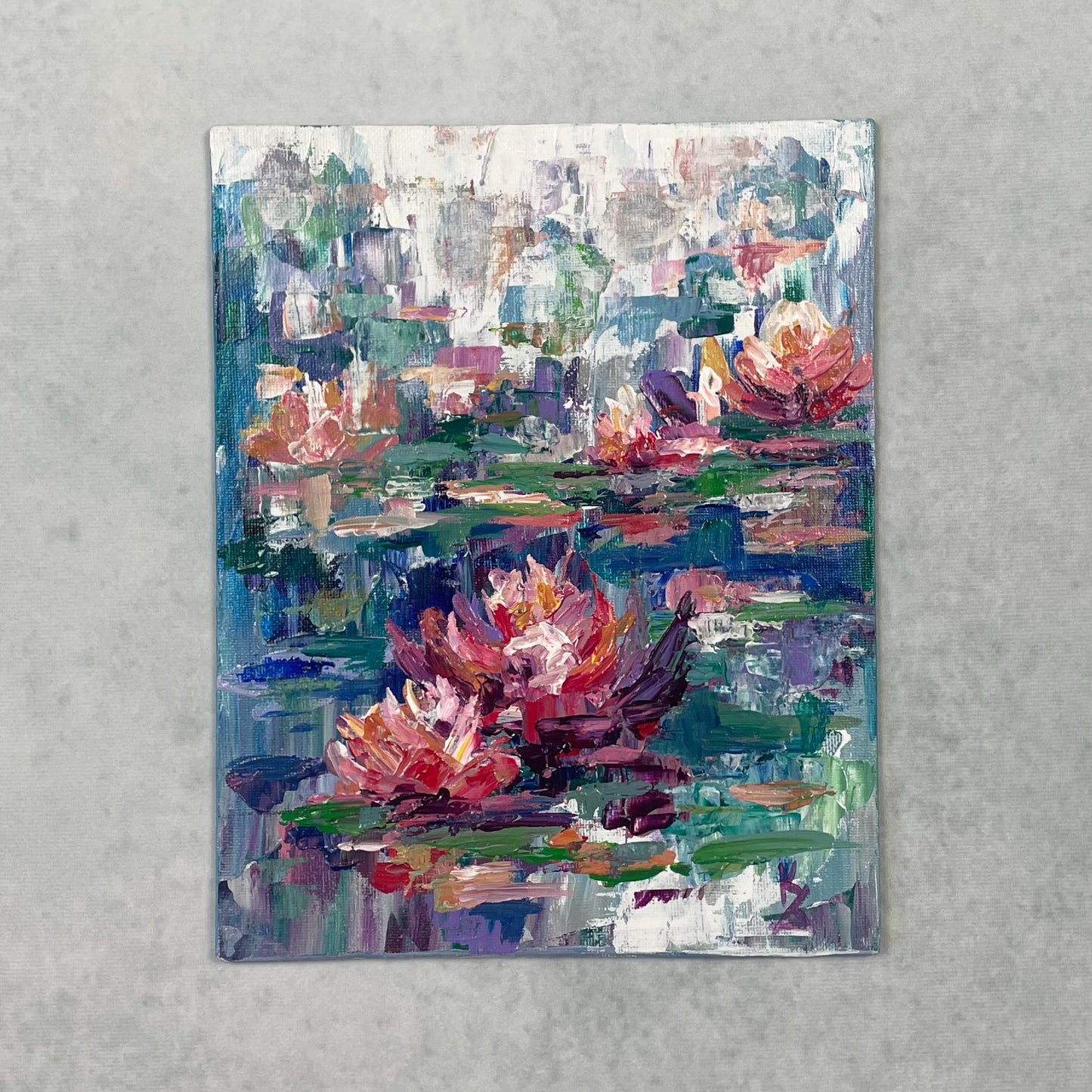 My painted garden. Pond