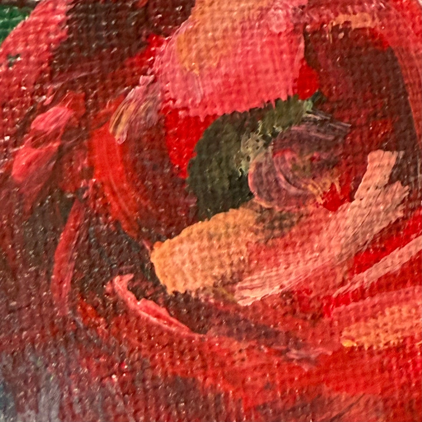 Summers with Grandma. Pink Ranunculus. Print