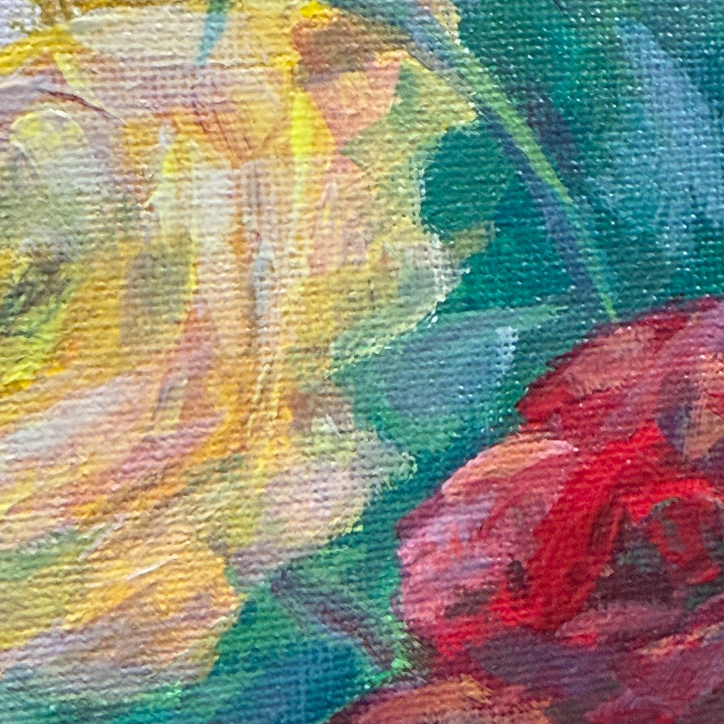 Summers with Grandma. Pink Ranunculus. Print